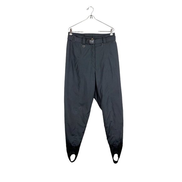 Obermeyer Stilleto Ski Pants Stirrup Insulated Black Stiletto Tall Size 14L Long - Picture 1 of 12